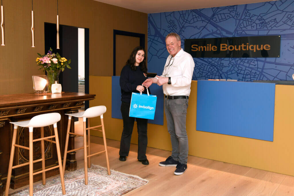Persoonlijke ontvangst van patiënten bij Smile Boutique Hasselt